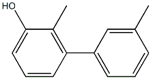 2-Methyl-3-(3-methylphenyl)phenol Struktur