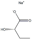 (S)-2-Hydroxybutyric acid sodium salt Struktur