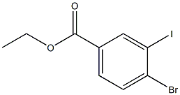 4-Bromo-3-iodo-benzoic acid ethyl ester Struktur