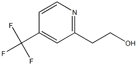 2-PYRIDINEETHANOL, 4-(TRIFLUOROMETHYL)- Struktur