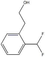 BENZENEETHANOL, 2-(DIFLUOROMETHYL)- Struktur