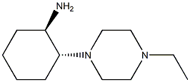 TRANS-2-(4-ETHYLPIPERAZIN-1-YL)CYCLOHEXANAMINE Struktur