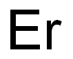 Erbium, plasma standard solution, Specpure|r, Er 10,000^mg/ml Struktur