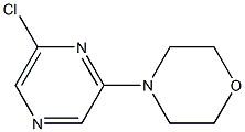 4-(6-Chloro-2-pyrazinyl)morpholine Struktur