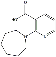 2-(1-Azepanyl)nicotinic acid Struktur