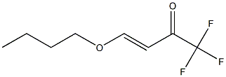 4-Butoxy-1,1,1-trifluoro-3-buten-2-one Struktur