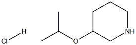 3-Isopropoxypiperidine hydrochloride Struktur