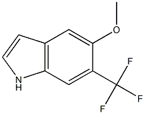 Methyl 6-(trifluoromethyl)-1H-indol-5-yl ether Struktur