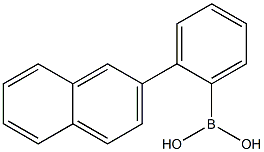 2-(naphthalene-2-yl)phenylboronic acid Struktur