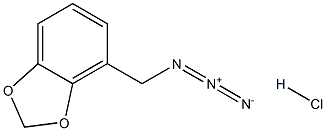 4-(azidomethyl)benzo[d][1,3]dioxole hydrochloride Struktur