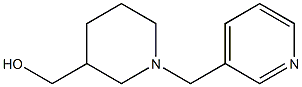 3-piperidinemethanol, 1-(3-pyridinylmethyl)- Struktur