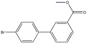 Methyl 4'-bromobiphenyl-3-carboxylate, 95% Struktur