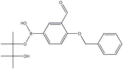 4-Benzyloxy-3-formylbenzeneboronic acid pinacol ester Struktur