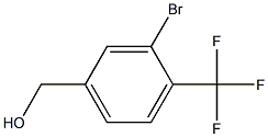 (3-Bromo-4-(trifluoromethyl)phenyl)methanol Struktur