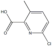 6-氯-3-甲基-2-吡啶甲酸, , 結(jié)構(gòu)式