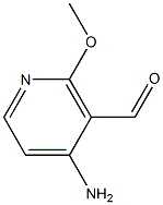 4-Amino-2-methoxynicotinaldehyde Struktur