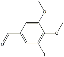 5-Iodo-3,4-dimethoxybenzaldehyde Struktur