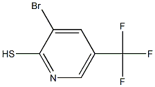 3-Bromo-2-mercapto-5-(trifluoromethyl)pyridine Struktur