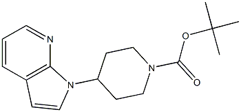 1-Boc-4-(7-Azaindol-1-yl)piperidine Struktur