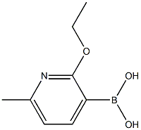 2-Ethoxy-6-methylpyridine-3-boronic acid Struktur