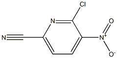 2-Chloro-6-cyano-3-nitropyridine Struktur