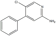 2-Amino-5-chloro-4-phenylpyridine Struktur