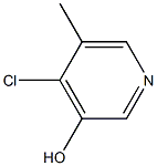 4-Chloro-3-hydroxy-5-methylpyridine Struktur