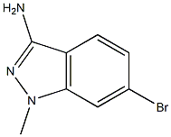 6-Bromo-1-methyl-1H-indazol-3-ylamine Struktur