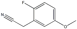 2-fluoro-5-methoxyphenylacetonitrile Struktur