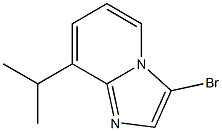 3-bromo-8-isopropylimidazo[1,2-a]pyridine Struktur