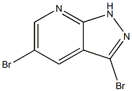 3,5-dibromo-1H-pyrazolo[3,4-b]pyridine Struktur