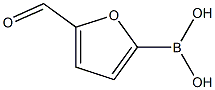 5-formylfuran-2-yl-2-boronic acid Struktur