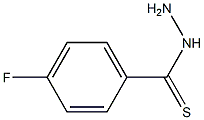 4-fluorobenzenecarbothiohydrazide Struktur