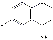 6-fluoro-3,4-dihydro-2H-chromen-4-ylamine Struktur