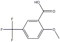 2-Methoxy-5-(trifluoromethyl)benzoic acid, 97+% Struktur