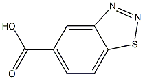 benzo[d][1,2,3]thiadiazole-5-carboxylic acid Struktur