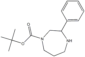 tert-butyl 3-phenyl-1,4-diazepane-1-carboxylate Struktur