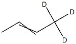 2-Butene-1,1,1-d3 (gas) (cis/trans mixture) Struktur