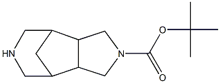 4,9-Diaza-tricyclo[5.3.1.02,6]undecane-4-carboxylic acid tert-butyl ester Struktur