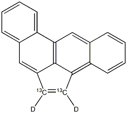 Benz[e]aceanthrylene-13C2,d2 Struktur