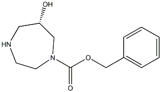 (S)-benzyl 6-hydroxy-1,4-diazepane-1-carboxylate Struktur