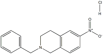 2-Benzyl-6-nitro-1,2,3,4-tetrahydroisoquinoline hydrochloride, 97+% Struktur