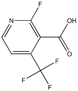 2-Fluoro-4-(trifluoroMethyl)nicotinic acid, 97% Struktur