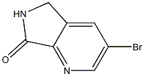 3-broMo-5H-pyrrolo[3,4-b]pyridin-7(6H)-one Struktur