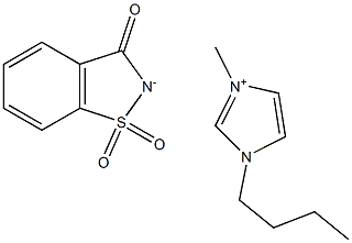 1-butyl-3-MethyliMidazoliuM saccharinate Struktur