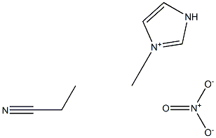 1-propylronitrile-3-methylimidazolium nitrate Struktur