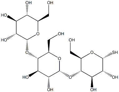 4-O-(4-O-(a-D-Glucopyranosyl)-a-D-glucopyranosyl)-a-D-thioglucopyranose Struktur