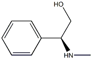 (S)-2-(methylamino)-2-phenylethanol Struktur