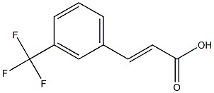 M-trifluoromethylcinnamic acid Struktur