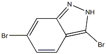 3,6-Dibromo-2H-indazole Struktur